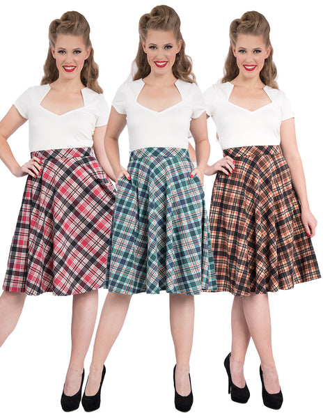Leona Plaid Thrills Skirt