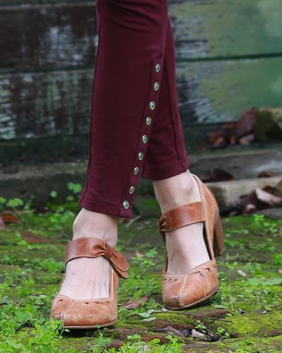 Quartet Leggings in Elderberry