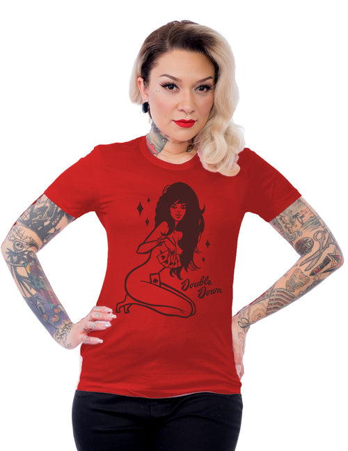 Double Down Girls Tee