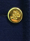 Navy Blue Wool Puccini Jacket 1970's