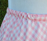 Pink Gingham Half Slip With Lace Trim Gossard Artemis