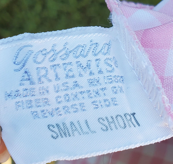 Pink Gingham Half Slip With Lace Trim Gossard Artemis