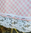 Pink Gingham Half Slip With Lace Trim Gossard Artemis