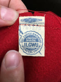 Red Wool 60's Specialty House Fashion Cape