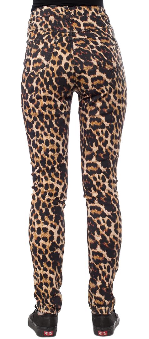 Essential Leopard 5  Pocket Pants