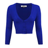 Cropped 3/4 Sleeve Cardigan