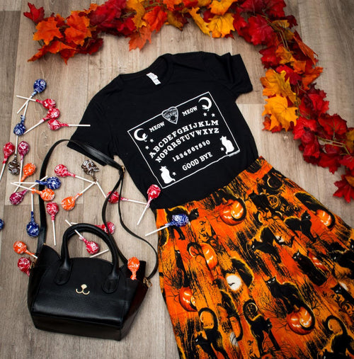Ouija Board Cat Tee