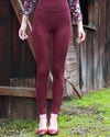 Quartet Leggings in Elderberry