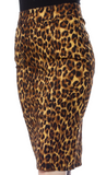 Essential Pencil Pocket Skirt - Leopard