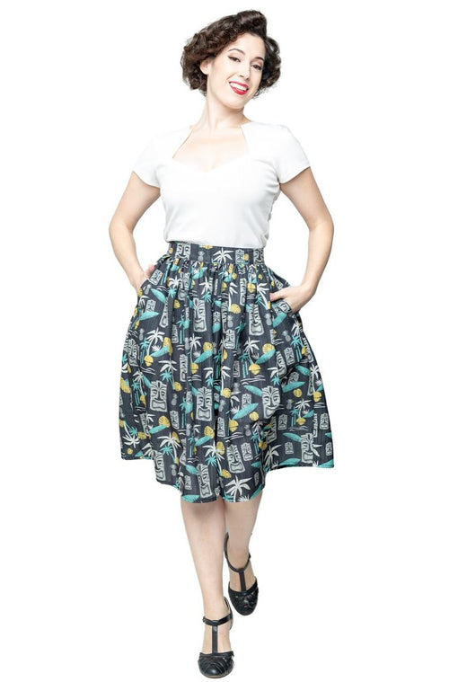Tiki in Paradise skirt