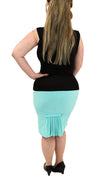 Nicole Pencil Skirt With Kick Pleats